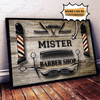 Personalized Barber Shop Horizontal Poster TV331234