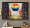 LGBT Love Is Love Pride Horizontal Poster TY222006