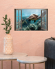 Turtle Window View Horizontal Poster TV334515