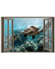 Turtle Window View Horizontal Poster TV334515