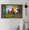 Rooster Window Poster TV345054