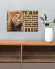 Lion I Am The Son Horizontal Poster TV306646