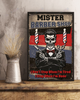 Personalized Barber Shop Stop When I'm Done Vertical Poster TV308514