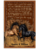 Personalized Horse I Love You The Most Vertical Poster TV308628