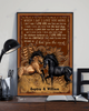 Personalized Horse I Love You The Most Vertical Poster TV308628