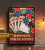 Personalized Poker Lounge Customized Poster TY330006