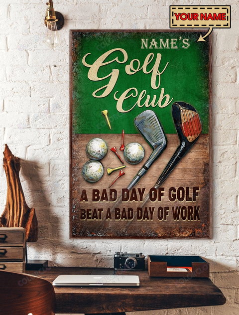 Personalized Golf Lovers Special Edition Vertical Poster TY173004