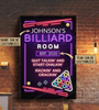 Personalized Billiard Club Neo Rackin And Crackin Customized Poster TV370806