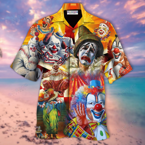 Clowns Smile Now Cry Later Unisex Hawaiian Shirt TY294107