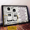 Personalized Baseball The Day I Met You Poster TV398863