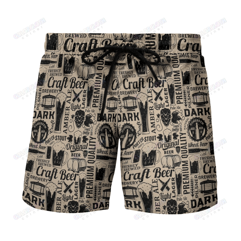 Men Beer Shorts Beer Hawaiian Shirt 05 TV053250