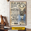 Personalized Boxing Dad And Child Never Lose Custom Poster TV100696