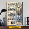 Personalized Boxing Dad And Child Never Lose Custom Poster TV100696