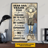 Personalized Boxing Dad And Child Thank You Poster TV100697