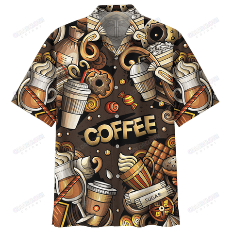 COFFEE HAWAIIAN SHIRT TY186007