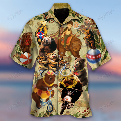 Circus Bears Unisex Hawaiian Shirt TY007136-RE