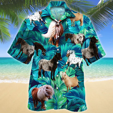 Miniature Horse Lovers Hawaii Shirt