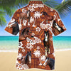 Clydesdale Horse Red Tribal Pattern Hawaii Shirt