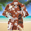 Miniature Horse Red Tribal Pattern Hawaii Shirt