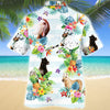 Miniature Horse Tropical Flower Hawaii Shirt