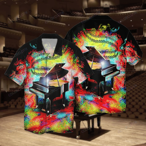 Colorful Piano For Music Lovers 3D Shirts TY167004