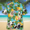 Men Brahman Hawaii Shirt, Brahman Cattle Shirt Green, Brahman Cattle Lovers Pineapple Hawaiian Shirt