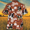 Holstein Friesian Cattle Lovers Red Tribal Hawaiian Shirt