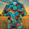 Red Brahman Cattle Lovers Hawaiian Shirt