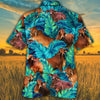 Red Brahman Cattle Lovers Hawaiian Shirt