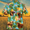 Beefmaster Cattle Lovers Pineapple Hawaiian Shirt