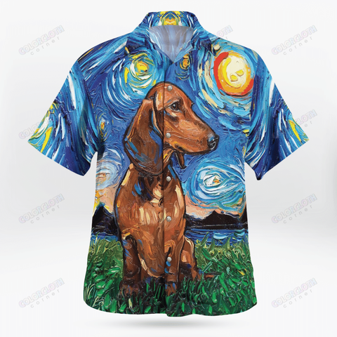 Dachshund Hawaii Shirt HT020803