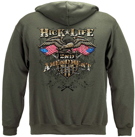 American Patriot Hoodie Black 2nd Amendment Premium Hoodie