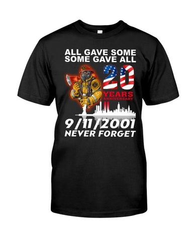 Patriot Shirt, Patriot Day Gifts, All Gave Some Some Gave All, 20 Years Anniversary T-Shirt