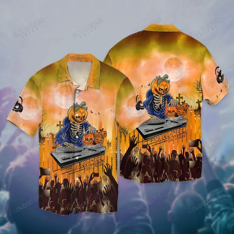 DJ Halloween Pumpkin 3D Shirt HL03801