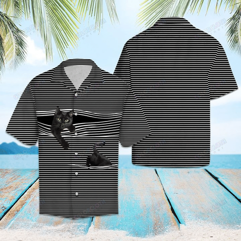 Black Cat Line Hawaiian Shirt TV056098