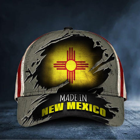 Made In New Mexico Hat Patriotic New Mexico Flag Cap Unique Gifts For Brother HN