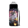 Gift For Cat Lovers Colorful Wallet Case