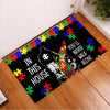 In This House You'll Never Walk Alone Autism Awareness Doormat Autism Home Decor Autism Awareness Gift Idea HT