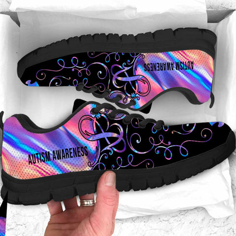 Love Needs No Words Autism Awareness Shoes Men/Women Running Sneaker Shoes Autism Awareness Gift Idea HT