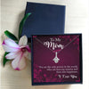 To Mom Shiny Crystal Mothers Day Necklace Mom Jewelry Gift Card For Her, Mom, Grandma, Wife HT