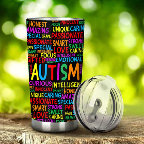 Autism Awareness Tumbler Cup Perfect Gift For Autism Autism Awareness Gift Idea HT