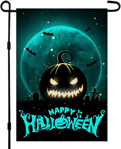 Happy Halloween Double Sided Halloween Garden Flag For Outdoor Yard Decoration Home Decor ND