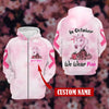 Unicorn Breast Cancer In October We wear pink Hoodie 3D Custom TTM