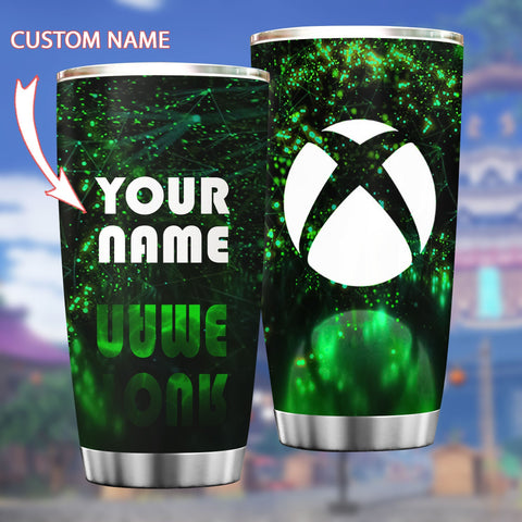 Customized Tumbler for Gamer, Gamer Gift Idea, Gamer Cup, Xbox 1 Tumbler Custom HA