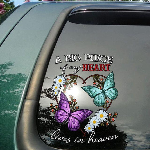 Memorial Butterfly  Car Sticker Decal TM