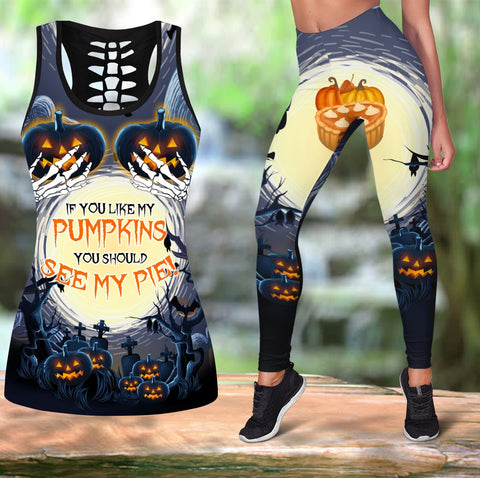 Halloween Tank top leggings If You Like My Pumpkins Combo Tank + Legging