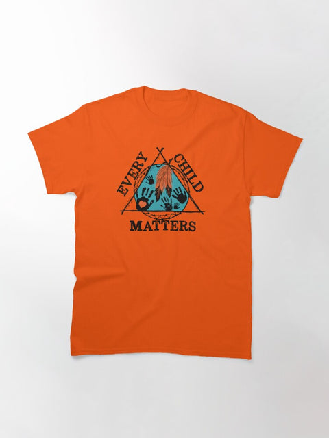Every Child Matters T-Shirt Triangle Shape Orange Shirt Day Native Shirt Orange Shirt