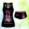 Sugar Skull Witch Breast Cancer tank top short Set TTM