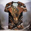 Dinosaur Shirt Brown DINOSAURS 3D ALL OVER PRINTED SHIRTS MP906