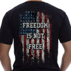 Freedom Is Not Free Military Patriotic Men's T-shirt Veterans Shirt Veteran Day Gifts